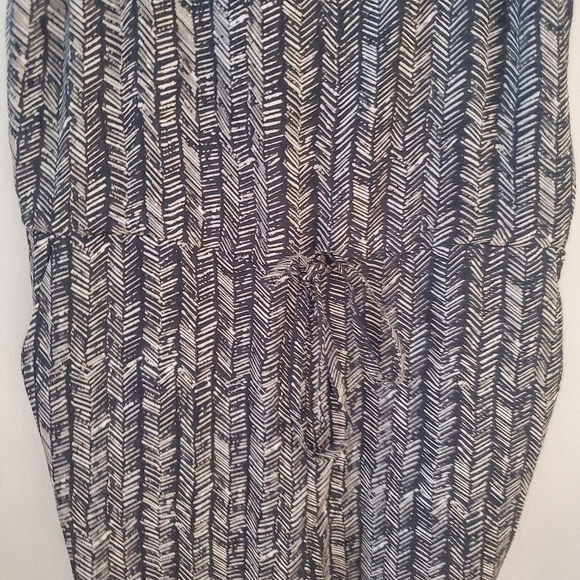 LOFT Inked Feather Print Jumpsuit - Picture 7 of 13